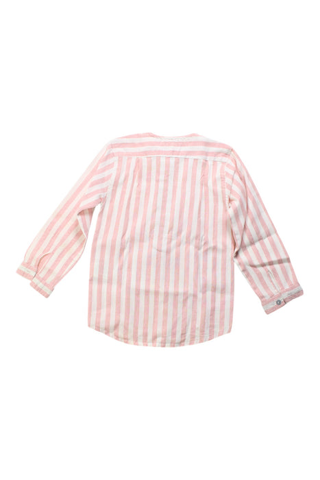 A Pink Long Sleeve Shirts from Pilar Batanero in size 4T for girl. (Back View)