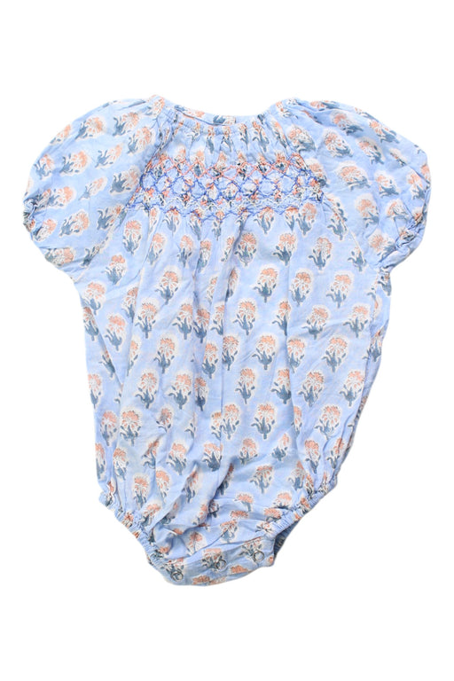 A Multicolour Short Sleeve Rompers from Bonheur du Jour in size 6-12M for girl. (Front View)
