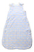 A Blue Sleepsacs from Grobag in size 3-6M for neutral. (Front View)