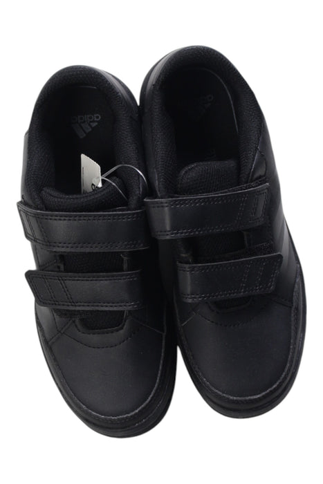 A Black Sneakers from Adidas in size 9Y for boy. (Back View)