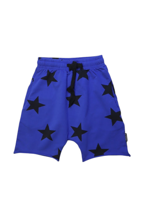 A Blue Shorts from Nununu in size 4T for boy. (Front View)