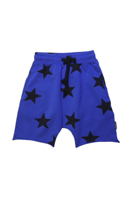 A Blue Shorts from Nununu in size 4T for boy. (Front View)