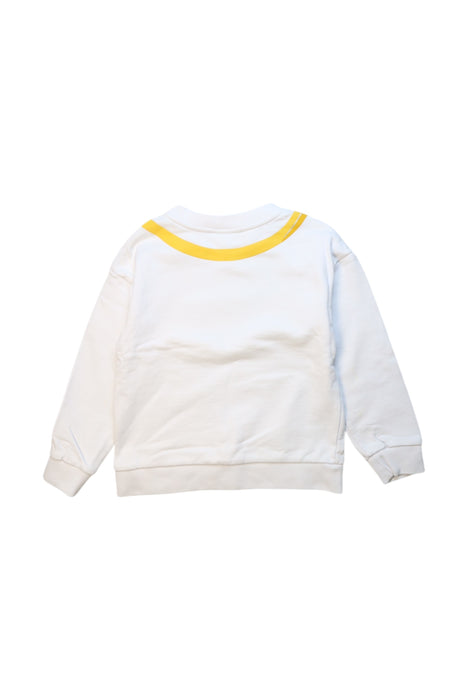 A White Crewneck Sweatshirts from Fendi in size 4T for boy. (Back View)