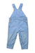 A Blue Long Overalls from Purebaby in size 12-18M for neutral. (Front View)