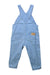 A Blue Long Overalls from Purebaby in size 12-18M for neutral. (Back View)