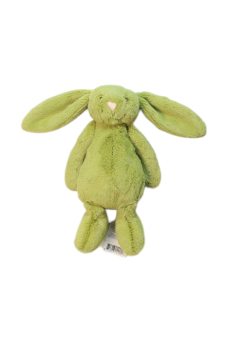 A Green Soft Toys from Jellycat in size Newborn for neutral. (Front View)