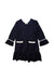 A Navy Long Sleeve Dresses from Nicholas & Bears in size 8Y for girl. (Front View)