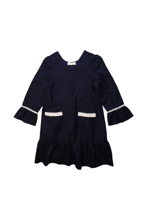 A Navy Long Sleeve Dresses from Nicholas & Bears in size 8Y for girl. (Front View)