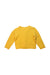 A Yellow Puffer/Quilted Jackets from Petit Bateau in size 4T for girl. (Back View)