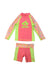 A Multicolour Swim Sets from Arena in size 3T for girl. (Front View)