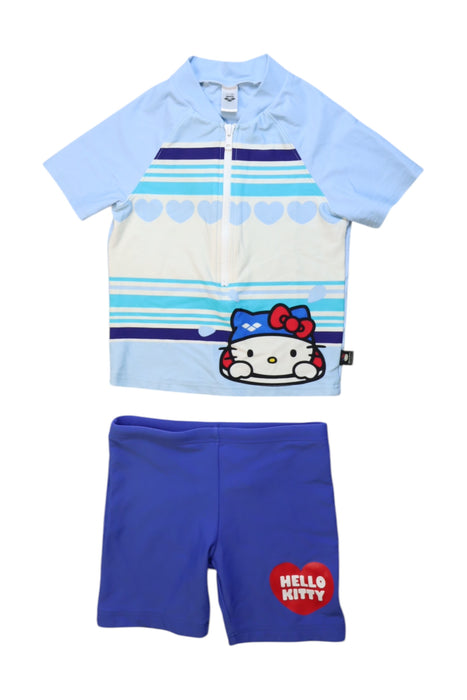 A Multicolour Swim Sets from Arena in size 4T for girl. (Front View)