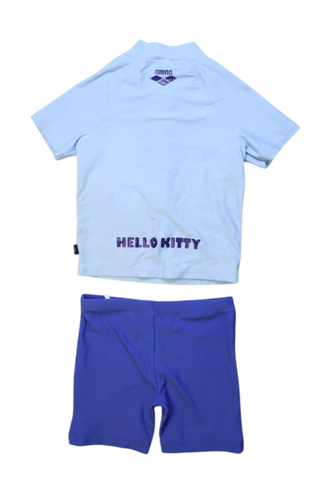 A Multicolour Swim Sets from Arena in size 4T for girl. (Back View)