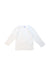 A White Long Sleeve T Shirts from Petit Bateau in size 3T for girl. (Front View)