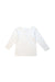 A White Long Sleeve T Shirts from Petit Bateau in size 3T for girl. (Back View)