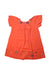 A Orange Short Sleeve Dresses from Bonpoint in size 3T for girl. (Back View)