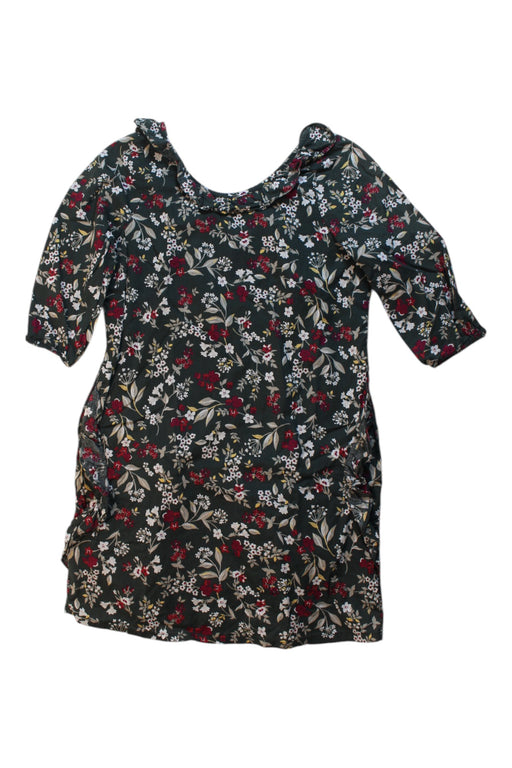 A Multicolour Long Sleeve Dresses from Excuse My French in size 6T for girl. (Front View)