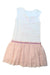 A White Sleeveless Dresses from Desigual in size 8Y for girl. (Back View)