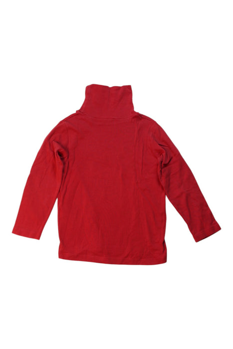 A Red Long Sleeve Tops from Petit Bateau in size 3T for boy. (Back View)