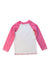 A Pink Rash Guards from Petit Bateau in size 4T for girl. (Back View)