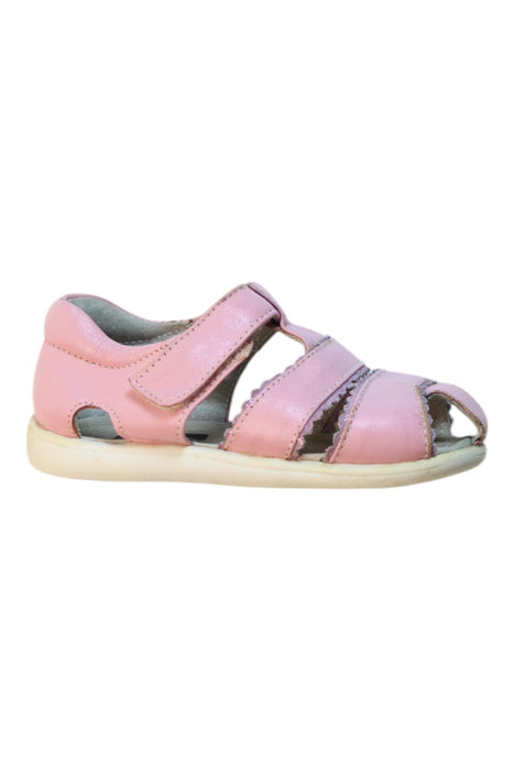 A Pink Sandals from See Kai Run in size 18-24M for girl. (Front View)