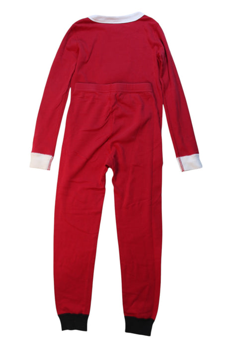 A Red Pyjama Sets from Hanna Andersson in size 6T for neutral. (Back View)