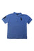 A Blue Short Sleeve Polos from Polo Ralph Lauren in size 10Y for boy. (Front View)