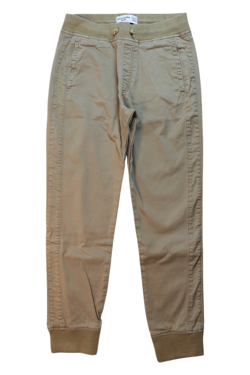 A Beige Casual Pants from Abercrombie & Fitch in size 14Y for boy. (Front View)