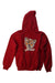 A Red Hooded Sweatshirts from Bonpoint in size 12Y for boy. (Front View)
