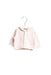 A Pink Cardigans from Petit Bateau in size 3-6M for girl. (Front View)