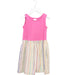 A Pink Sleeveless Dresses from Hanna Andersson in size 5T for girl. (Front View)