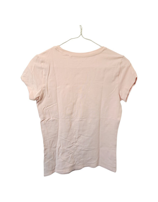 A Pink Short Sleeve T Shirts from Guess in size 10Y for girl. (Back View)