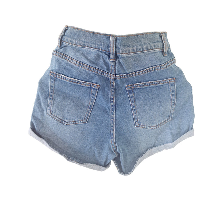 A Blue Shorts from Seed in size 8Y for girl. (Back View)