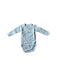 A White Long Sleeve Bodysuits from Petit Bateau in size 3-6M for neutral. (Front View)