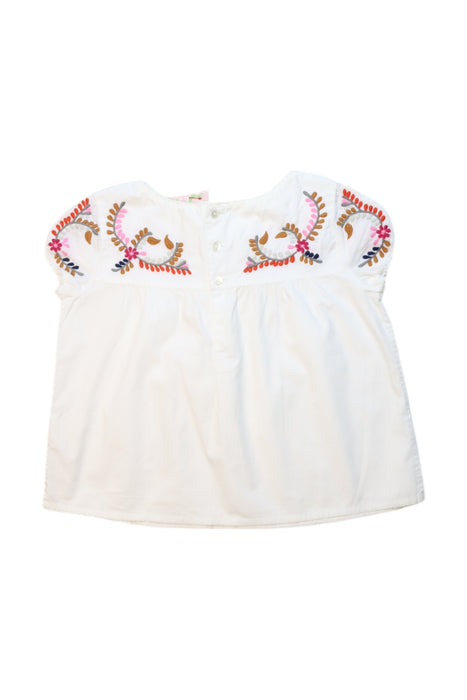 A White Short Sleeve Tops from Bonpoint in size 3T for girl. (Back View)