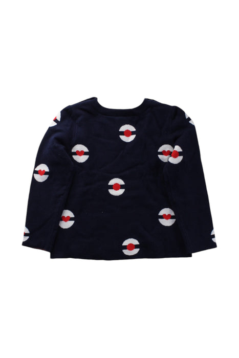 A Navy Long Sleeve Tops from Jacadi in size 3T for neutral. (Back View)