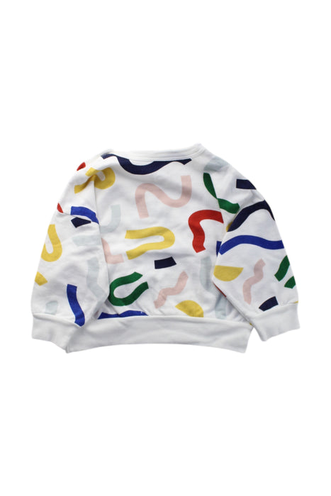 A Multicolour Crewneck Sweatshirts from Petit Bateau in size 6-12M for neutral. (Back View)