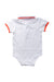 A White Short Sleeve Bodysuits from Jacadi in size 12-18M for neutral. (Back View)