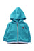 A Teal Zippered Sweatshirts from Jacadi in size 6-12M for neutral. (Front View)