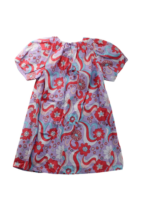 A Multicolour Short Sleeve Dresses from Seed in size 3T for girl. (Back View)