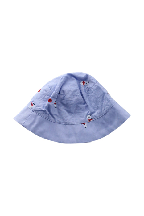 A Blue Sun Hats from Jacadi in size 6-12M for neutral. (Back View)