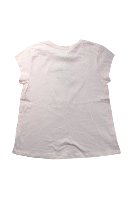 A Pink Short Sleeve Tops from Seed in size 10Y for girl. (Back View)