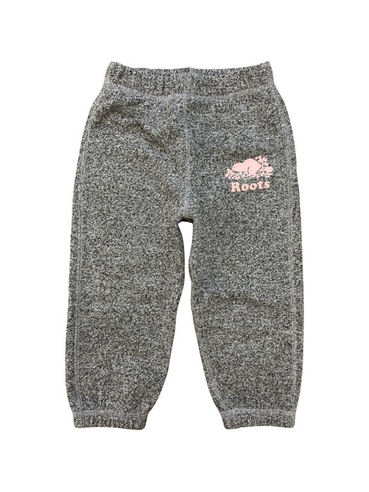 A Grey Sweatpants from Roots in size 18-24M for girl. (Front View)
