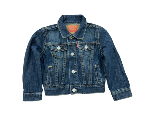 A Blue Lightweight Jackets from Levi's in size 2T for neutral. (Front View)