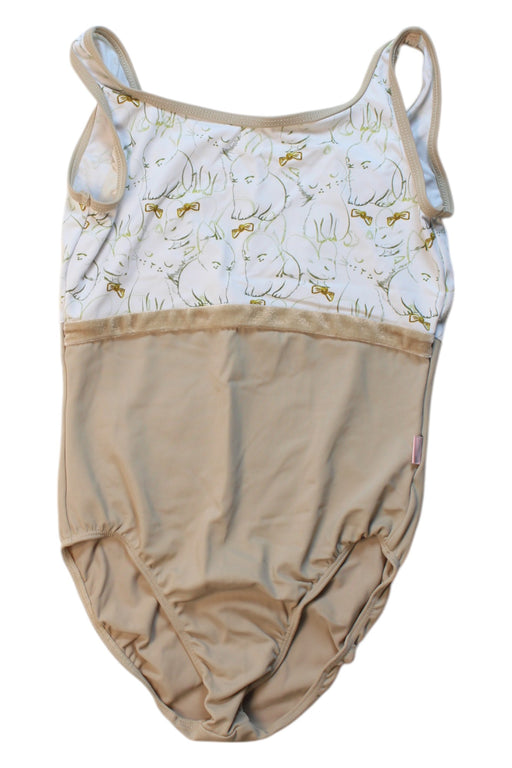 A Beige Leotards from Ballewear in size 5T for girl. (Front View)