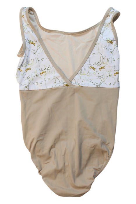 A Beige Leotards from Ballewear in size 5T for girl. (Back View)