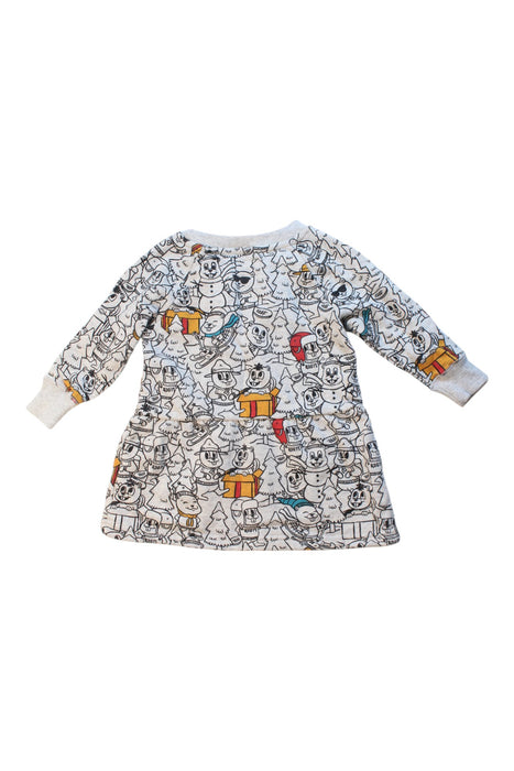 A Multicolour Long Sleeve Dresses from Roots in size 6-12M for girl. (Back View)