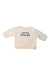 A Ivory Crewneck Sweatshirts from Organic Zoo in size 2T for boy. (Front View)