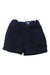 A Navy Shorts from Thomas Brown in size 3-6M for boy. (Front View)