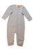 A Grey Onesies from Nature Baby in size 3T for boy. (Front View)