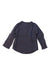 A Navy Long Sleeve Shirts from Jamie Kay in size 6-12M for boy. (Back View)